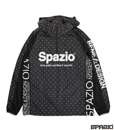 ジュニアドットハーフジップピステパーカー