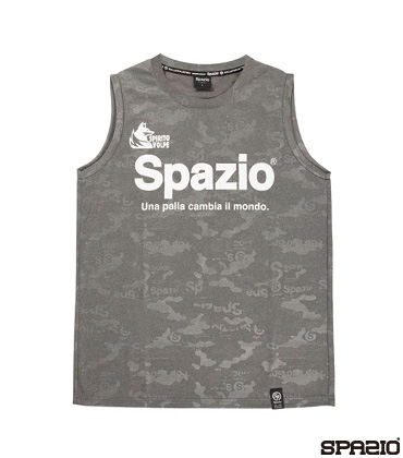 ジュニアカモフラエンボスノースリーブシャツ