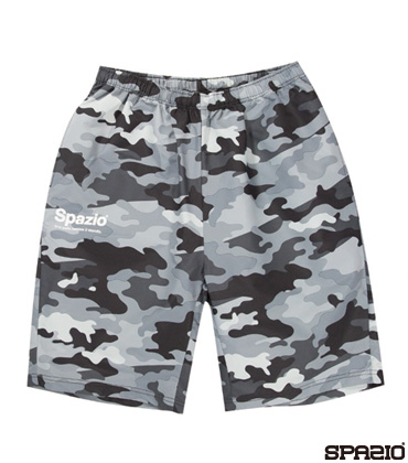 カモフラクロス素材ハーフパンツ