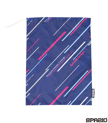 ダイアゴナルストライプシューズバッグ