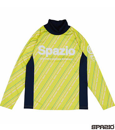 ジュニア裏起毛ハイネックロングプラクティスシャツ