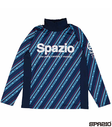 ジュニア裏起毛ハイネックロングプラクティスシャツ