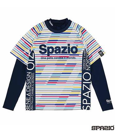 ジュニアマルチボーダープラクティスシャツインナーセット