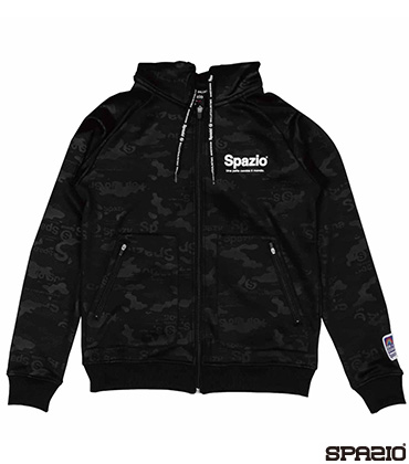裏シャギーSpazio迷彩エンボスパーカー
