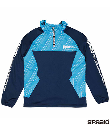 裏起毛ハーフジップパーカー