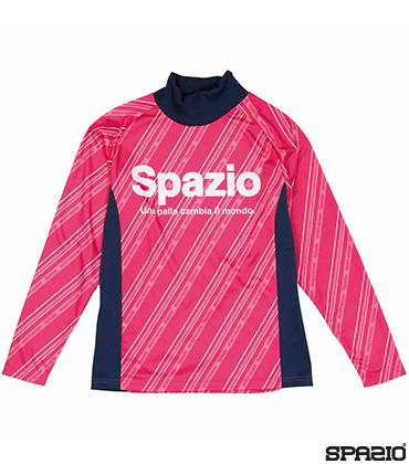 裏起毛ハイネックロングプラクティスシャツ