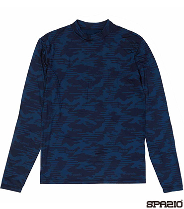 裏起毛迷彩インナーシャツ