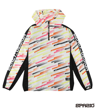 ハーフジップトラックピステパーカー