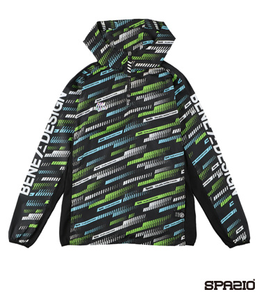 ハーフジップトラックピステパーカー