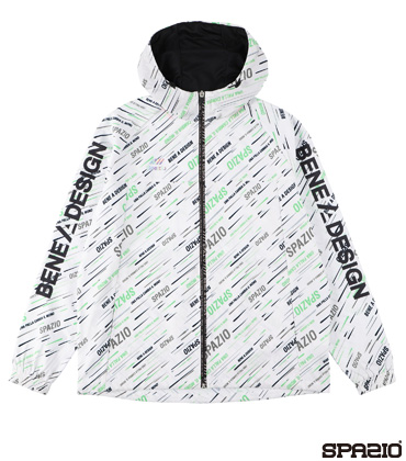 総柄フルジップパーカー