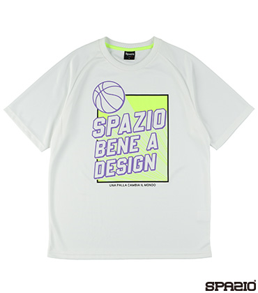 バスケットボールプリントプラシャツ