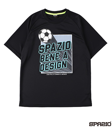 ジュニアサッカーボールプリントプラシャツ