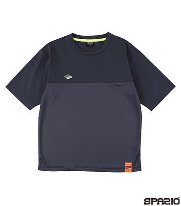 ワッペン切り替えTシャツ(サッカー)