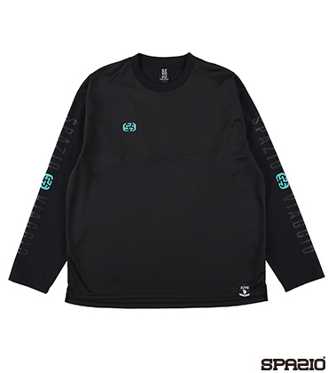 VIAGGIOマテリアルMIXロングプラシャツ