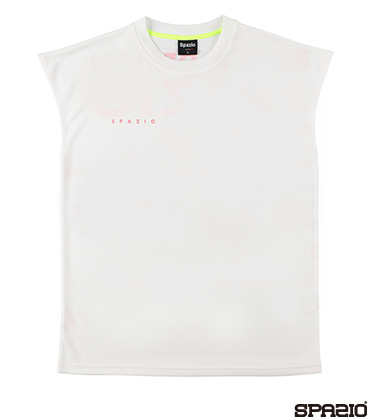 SPAZIOブロックロゴカットオフTシャツ