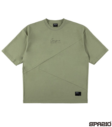 オーバーサイズアシンメトリーTシャツ