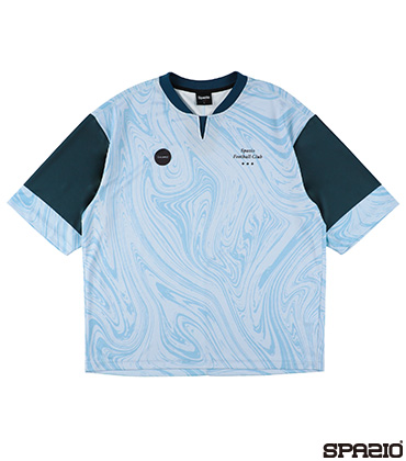 Jr.オーバーサイズマーブルプラシャツ