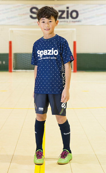 ジュニアドットプラシャツ