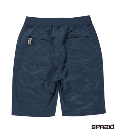 カモフラエンボススウェットハーフパンツ