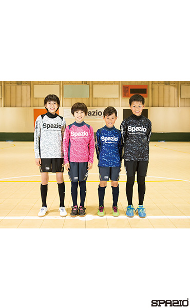 ジュニアハイネックロングプラシャツ