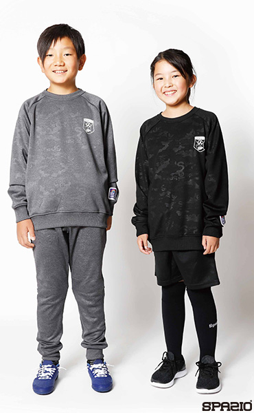 ジュニア裏シャギーSpazio迷彩エンボスパンツ