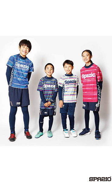 ジュニアマルチボーダープラクティスシャツインナーセット