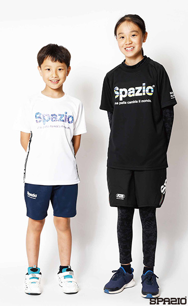 ジュニアマルチボーダーロゴプラクティスシャツ