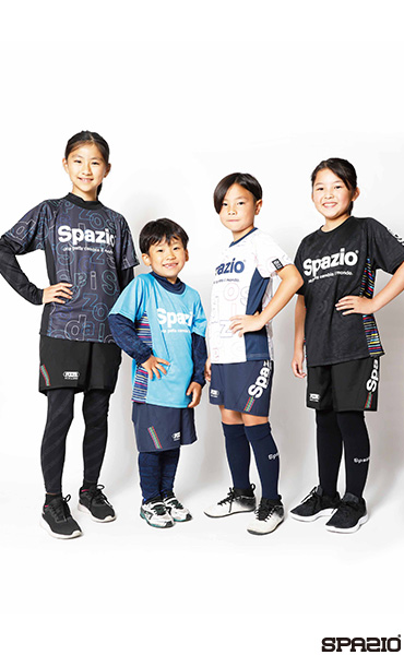 ジュニアSpazioエンボスプラクティスシャツ