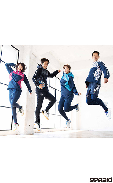 裏起毛ハーフジップパーカー