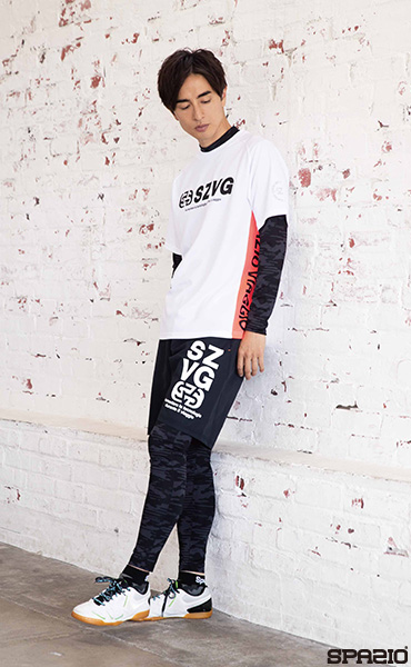 裏起毛迷彩インナーシャツ