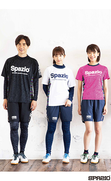 Spazioエンボスプラクティスシャツ