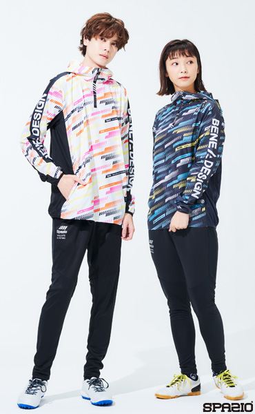 ハーフジップトラックピステパーカー