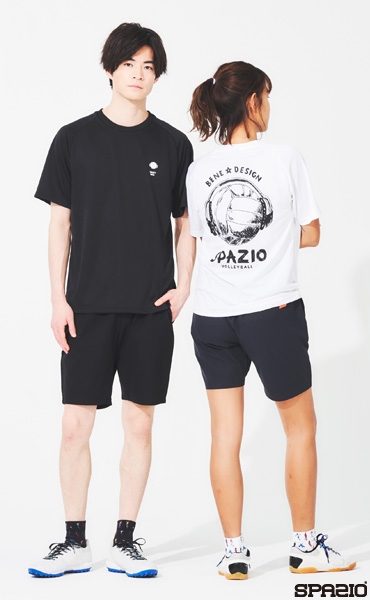 バレーボールヘッドフォンプラシャツ