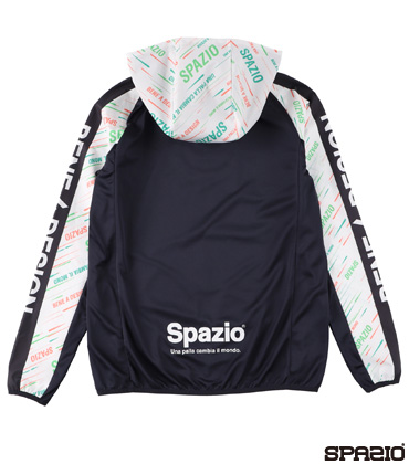 ジュニア総柄ハーフジップパーカー