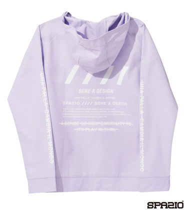 バックプリントフルジップパーカー