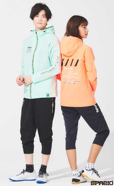 バックプリントフルジップパーカー