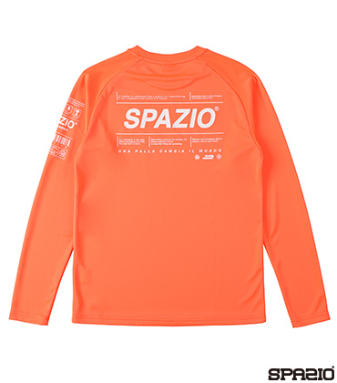 Spazioロゴロングプラシャツ