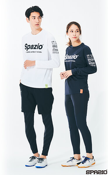 Spazioロゴロングプラシャツ