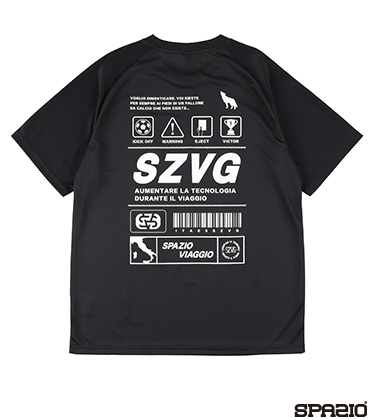 VIAGGIOバックプリントプラシャツ