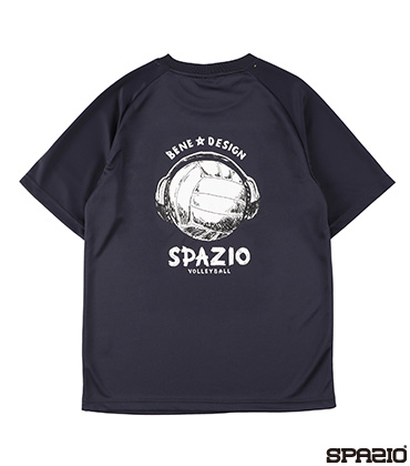 バレーボールヘッドフォンプラシャツ