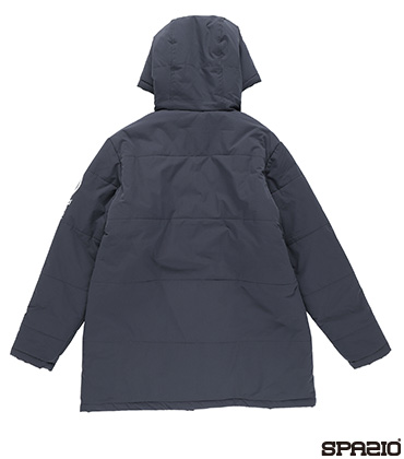 ジュニアSPAZIOロゴ裏ボアハーフベンチコート