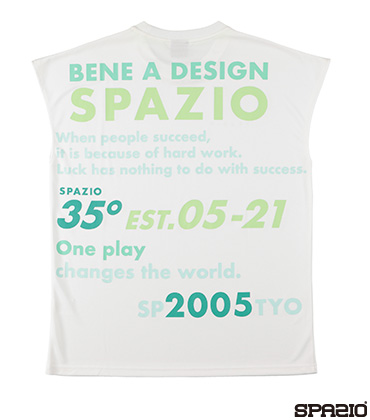 ジュニアSPAZIOブロックロゴカットオフTシャツ