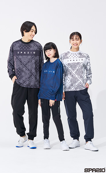 Jr.オーバーサイズ長袖バンダナプラシャツ