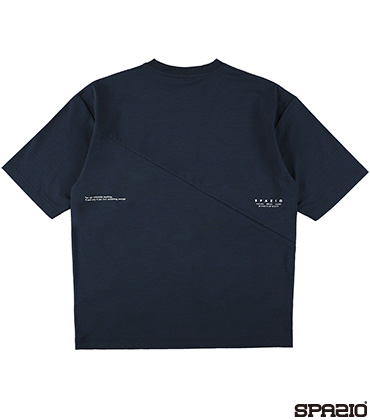 オーバーサイズアシンメトリーTシャツ