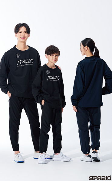 リブネック長袖ピステ