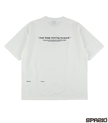 Jr.タイポグラフィオーバーサイズプラTシャツ