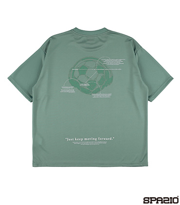 バックボールオーバーサイズプラTシャツ