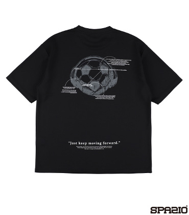 バックボールオーバーサイズプラTシャツ