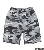 カモフラクロス素材ハーフパンツ