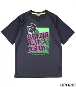 バスケットボールプリントプラシャツ